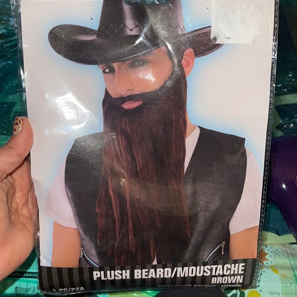 Plush beard mustache